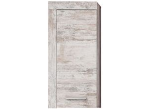 4251014102723 - Ebuy24 - Cancun BoomBad Badschrank 1 Tür Pinie weiß Dekor - Weiß