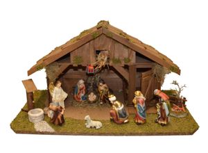 4251020712237 - Krippe ALFRED KOLBE Krippenstall ohne Trafo braun WeihnachtskrippenB55cm H28cm T30cm Holz mit Laterne Brunnen Lagerfeuer B55cm H28cm T30cm 4251020712237 - Krippe ALFRED KOLBE Krippenstall ohne Trafo braun WeihnachtskrippenB55cm H28cm T30cm Holz mit Laterne Brunnen Lagerfeuer B55cm H28cm T30cm