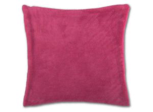 4251028133959 - Bestlivings - Kissenhülle ca 40x40cm flauschig mit Reißverschluss in vielen Farben erhältlich ( Auswahl Pink ) - Pink