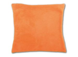 4251028134031 - Bestlivings - Deko-Kissen ca 40x40cm mit abnehmbaren flauschigen Bezug in vielen Farben ( Auswahl Orange ) - Orange