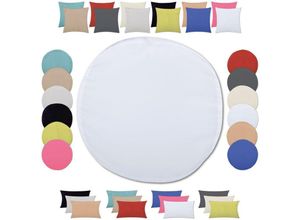 4251028160511 - Bestlivings - Kissenhülle ( 100 Größen und Farben ) mit und ohne Füllkissen Serie Ellen Kissenbezug Dekokissen Auswahl 50cm rund ohne Füllung
