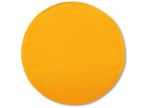 4251028166636 - Bestlivings - Kissenhülle Ellen mit und ohne Füllung 40cm rund ohne Füllung hellorange - marigold - Hellorange