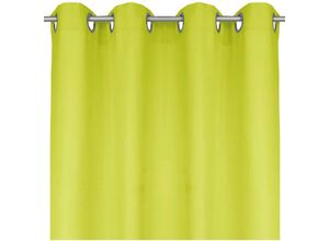 4251028166766 - Bestlivings - Blickdichte Grüne Gardine mit Ösen in 140x245 cm ( BxL ) in vielen Größen und Farben - Grün