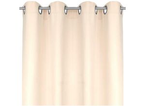 4251028166797 - Bestlivings - Blickdichte Beige Gardine mit Ösen in 140x245 cm ( BxL ) in vielen Größen und Farben - Beige