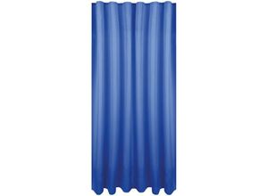 4251028180397 - Bestlivings - Blickdichte Blaue Gardine mit Kräuselband in 140x145 cm ( BxL ) in vielen Größen und Farben - Blau