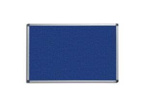 4251041615210 - Floordirekt - Filz-Pinnwand mit Aluminium-Rahmen Blau 150 x 120 cm - Blau