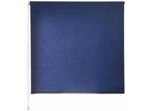 4251041629798 - Casa Pura - Verdunklungsrollo mit Thermobeschichtung Mini Blackout Thermo 60 x 150 cm Navy-blau - Blau