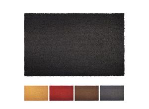 4251041643091 - Floordirekt - Fußmatte Kokos Schwarz 30 mm 40 x 60 cm - Schwarz