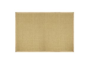 4251041682458 - Sisal-Teppich Amazonas Natur Mit farbiger Bordüre Für Wohnräume