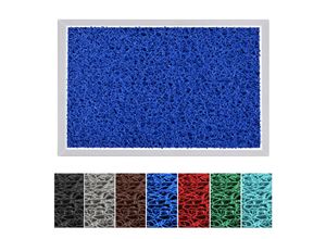 4251041690323 - etm Alu-Desinfektionsmatte Hygienic Mat Spaghetti-Matten-Einlage Blau