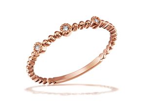 4251043748664 - Diamantring GOLDMAID Fingerringe Gr 17 Rotgold 585 rosegold (rosegoldfarben) Damen Diamantringe