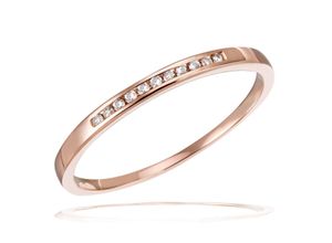 4251043749746 - Diamantring GOLDMAID Fingerringe Gr 17 Rotgold 585 rosegold (roségoldfarben) Damen Diamantringe