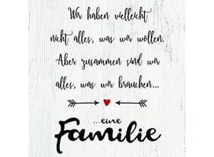 4251050576786 - Deco-Block Bild - Familie 39 x 39 cm