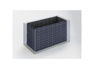 4251062707437 - Gabiona Hochbeet eckig 200 cm x 100 cm x 100 cm (L x H x T) Maschenweite 5 x 5 cm Wandstärke 10 cm