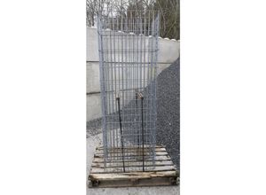 4251062726575 - Gabiona 2 x Gabionenzaun Sonderposten Länge 72 cm Höhe 200 cm Tiefe 27 cm Maschenweite 5 x 20 cm einzeln