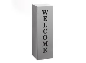 4251083905454 - Säule Welcome 16 x 16 x 50 cm grau