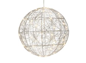 4251083909964 - LED-Metalldrahtkugel Ø 30 cm silber