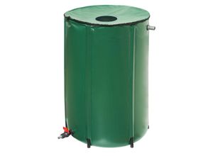 4251083916160 - GARTENFREUDE Regentonne faltbare Zisterne 250 Liter Wassertank 60 x 60 x 90 cm Grün