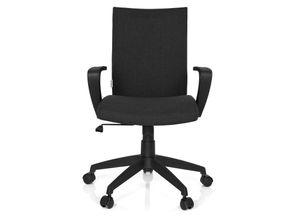 4251084638931 - Home Office Bürostuhl SOFT Stoff mit Armlehnen hjh OFFICE