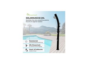 4251094812291 - GreenYard® Solardusche mit 20L Tank und Handbrause