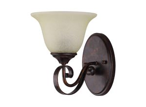 4251096509939 - Lucande - Wandlampe Svera im Landhausstil E27 - rostbraun scavo