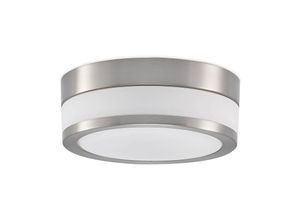 4251096513226 - Flavi Bad-Deckenlampe ø 23 cm nickel - opalweiß nickel matt - Lindby