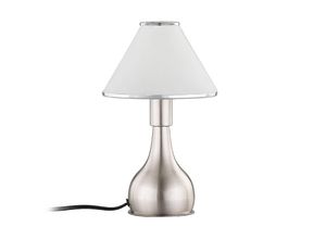 4251096516852 - Lindby - Nachttischlampe Ellen aus Glas und Metall - weiß alabaster nickel satiniert