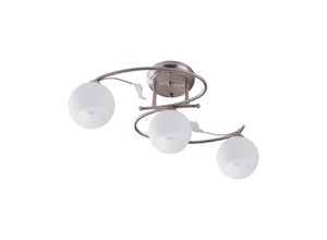 4251096517224 - Lindby - Svean - dreiflammige Deckenlampe - weiß nickel matt