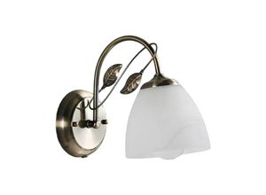 4251096517330 - Lindby - Wandlampe Michalina im klassischen Stil - weiß alabaster altmessing