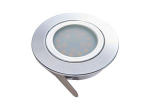 4251096520187 - Lindby - LED-Einbaustrahler Andrej rund chrom 3er-Set - chrom klar