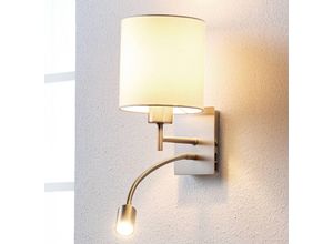 4251096521320 - Lindby - Wandleuchte Wandlampe Innen Camilo aus Textil für Wohnzimmer & Esszimmer von