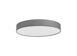 4251096522174 - Lindby - LED-Stoffdeckenlampe Saira 50 cm grau - grau weiß