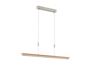 4251096531701 - Quitani LED-Pendelleuchte Elna Länge 118 cm nickel