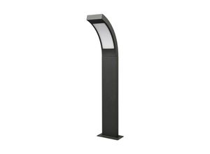 4251096538441 - Lucande - Grafitgraue LED-Pollerleuchte Juvia aus Aluminium - grafitgrau opalweiß 4251096538441 - Lucande - Grafitgraue LED-Pollerleuchte Juvia aus Aluminium - grafitgrau opalweiß