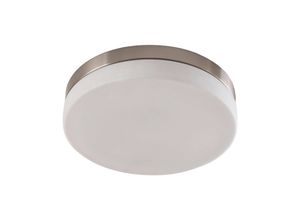 4251096539608 - Lindby - Bad-Deckenlampe Amilia mit Glasschirm ø 30 cm - weiß nickel satiniert