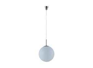 4251096539653 - Lindby - Kugel-Hängeleuchte Marike aus Opalglas 35 cm - weiß nickel satiniert