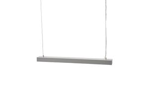 4251096541748 - Dimmbare LED-Office-Hängeleuchte Divia - silber weiß