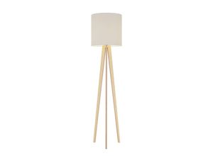 4251096543599 - Rothfels Nida Stehlampe Holz natur Schirm grau - holz natur grau