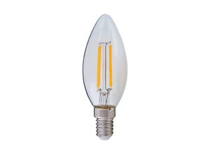 4251096544060 - Lindby E14 LED-Kerzenlampe Filament 4W 470 lm 2700 K