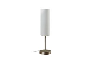 4251096545272 - Lindby - Tischlampe Felice Zylinder - weiß nickel satiniert