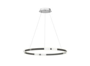 4251096550252 - Lucande - LED-Pendelleuchte Lyani in Chrom dimmbar 80 cm - chrom weiß satiniert