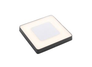 4251096555899 - LED-Außendeckenleuchte Sora eckig Sensor - weiß dunkelgrau