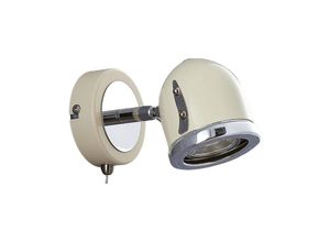 4251096558913 - Lindby - Wandleuchte Jakov im Retro-Stil - creme silber