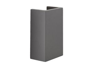 4251096560435 - Lindby - Beton-Wandleuchte Smira in Grau 11x18cm - grau