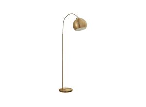 4251096562279 - Bogenstehlampe Moisia messingfarben Eisen 148 cm - Lindby