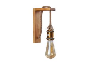 4251096563412 - Lindby - Wandleuchte Wandlampe Innen Helou aus Holz für Wohnzimmer & Esszimmer von