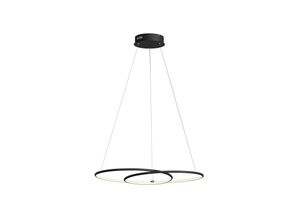 4251096563788 - Lucy LED-Hängeleuchte 70cm schwarz matt - Schwarz matt - Lindby