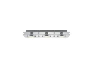 4251096564983 - Lindby - Deckenleuchte Gabryl 3-flammig lang Glas Metall - chrom klar