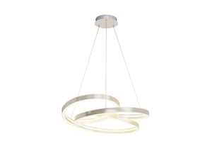 4251096572681 - Gunbritt LED-Hängeleuchte 80 cm - silbergrau weiß - Lucande