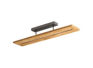 4251096574760 - Deckenlampe Nesaja aus Holz dimmbar für Wohnzimmer & Esszimmer von Lindby